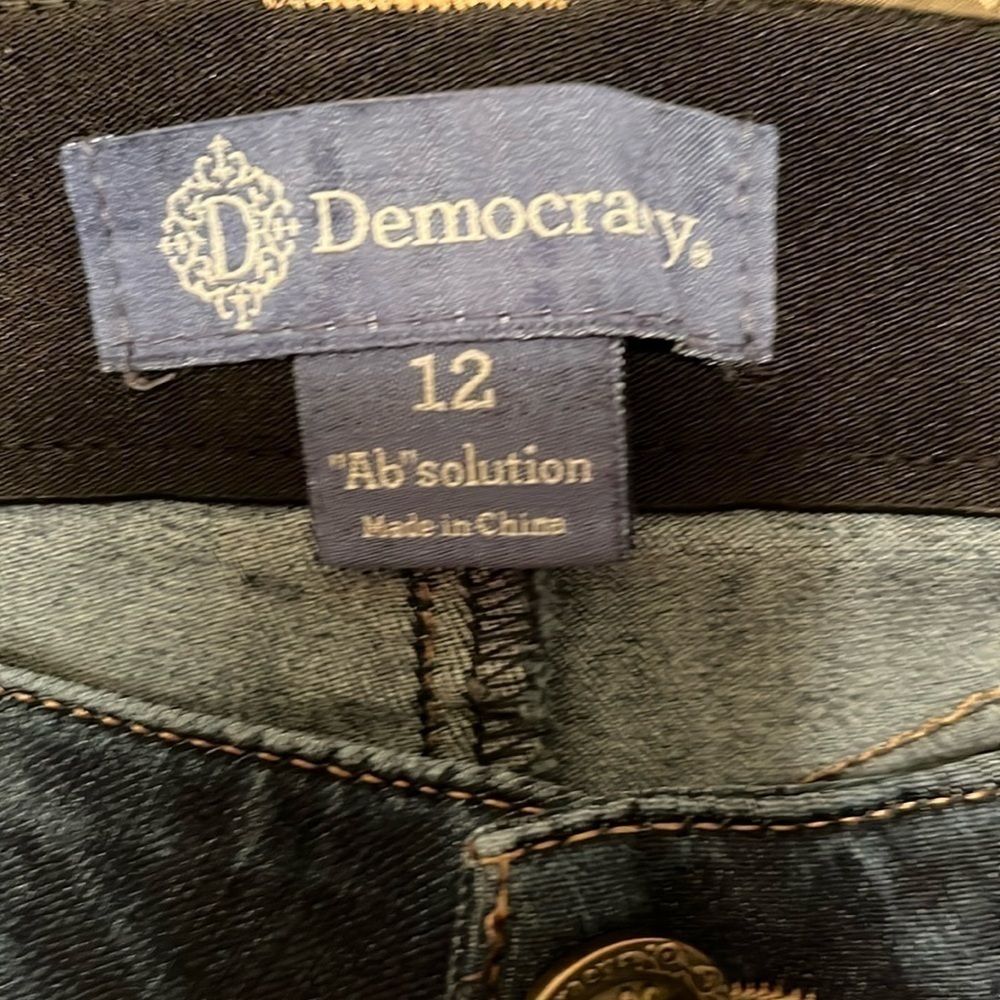 Democracy Ab solution straight leg jeans size 12 - Picture 3 of 4
